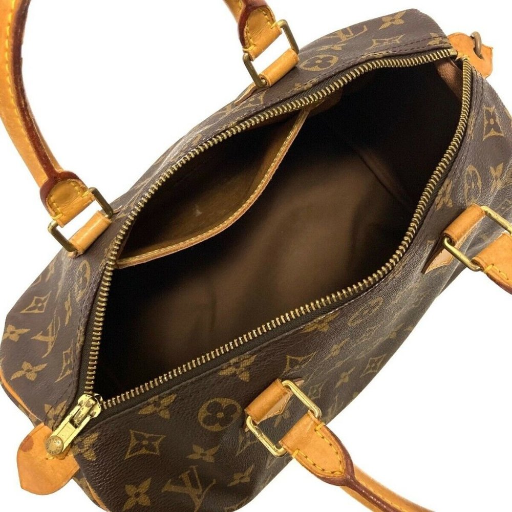 Auth Louis Vuitton Speedy 30 Satchel #32205L29B - Picture 8 of 10